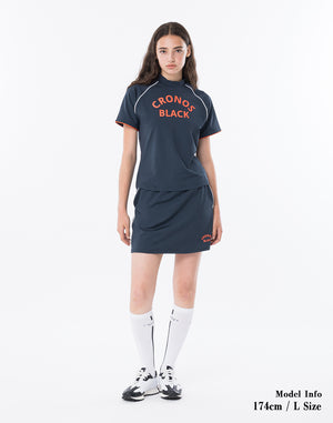 CRONOS BLACK WOMAN SMART LINE Skirt [NAVY]