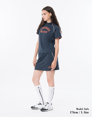 CRONOS BLACK WOMAN SMART LINE Skirt [NAVY]