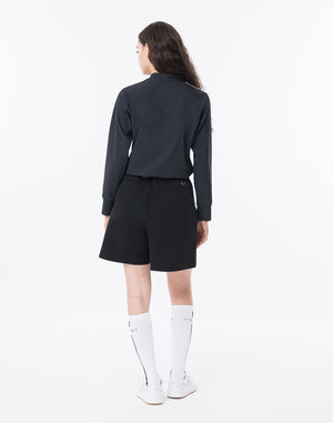 CRONOS BLACK WOMAN WATER-REPEL shorts [BLACK]