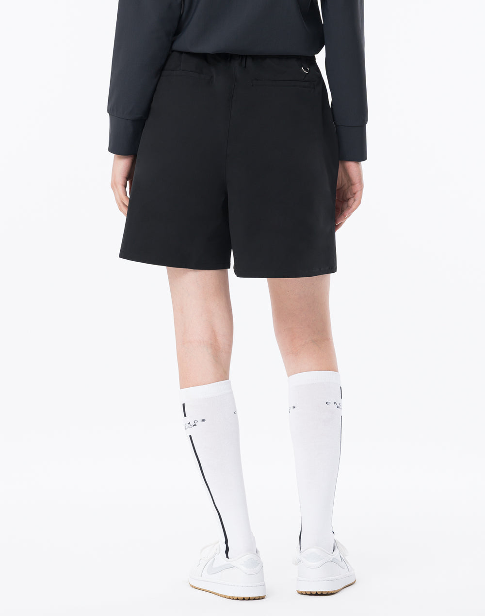 CRONOS BLACK WOMAN WATER-REPEL shorts [BLACK]