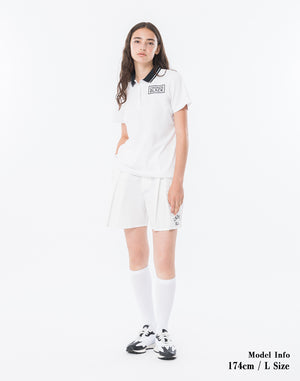 CRONOS BLACK WOMAN TECH PUNCHING Polo [WHITE]