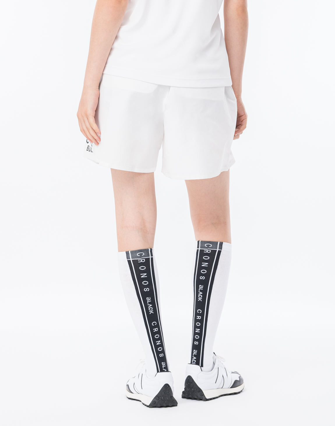 CRONOS BLACK WOMAN WATER-REPEL shorts【WHITE】