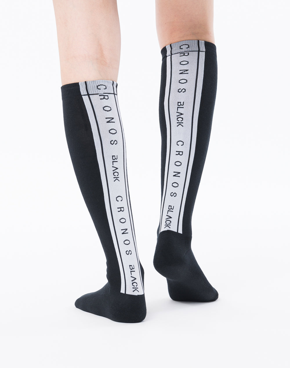 CRONOS BLACK WOMAN LineFit High Socks [BLACK]