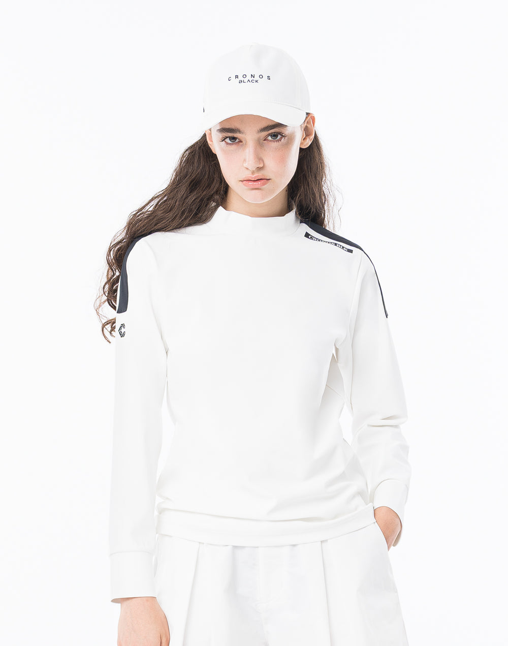 CRONOS BLACK WOMAN TECH PUNCHING Long Sleeve [WHITE]