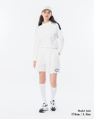 CRONOS BLACK WOMAN TECH PUNCHING Long Sleeve [WHITE]