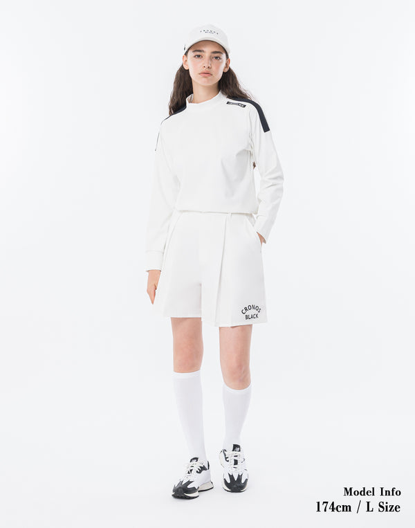 CRONOS BLACK WOMAN TECH PUNCHING Long Sleeve [WHITE]