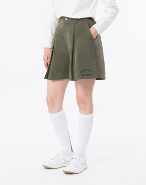 CRONOS BLACK WOMAN WATER-REPEL shorts [KHAKI]