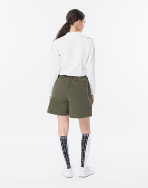 CRONOS BLACK WOMAN WATER-REPEL shorts [KHAKI]