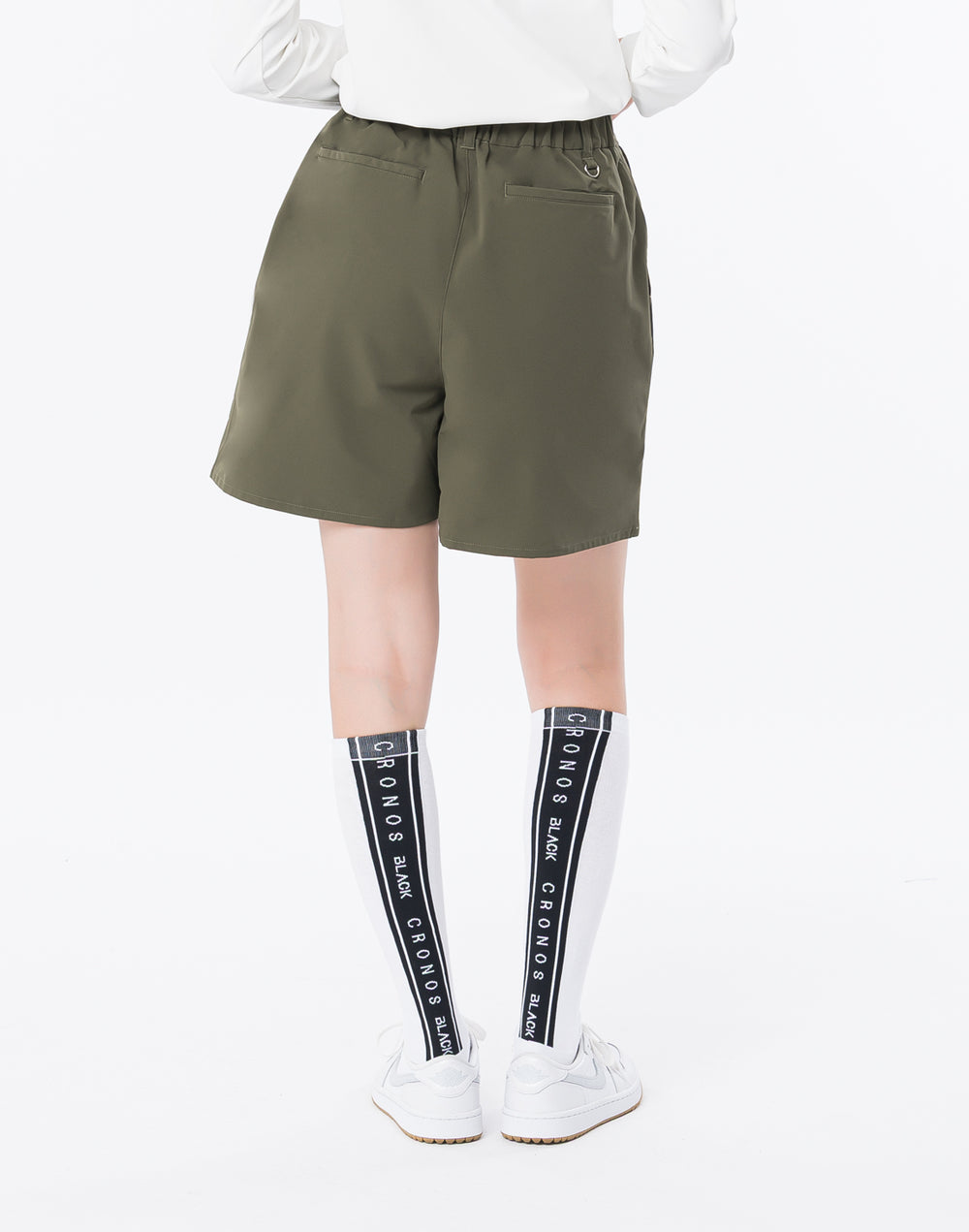 CRONOS BLACK WOMAN WATER-REPEL shorts [KHAKI]