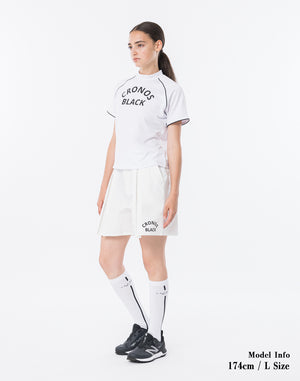 CRONOS BLACK WOMAN WATER-REPEL shorts [WHITE]