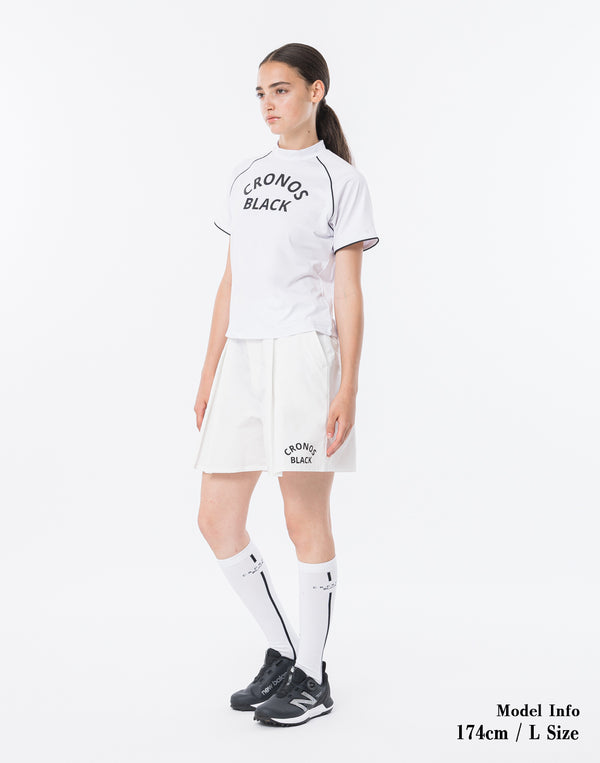 CRONOS BLACK WOMAN WATER-REPEL shorts [WHITE]