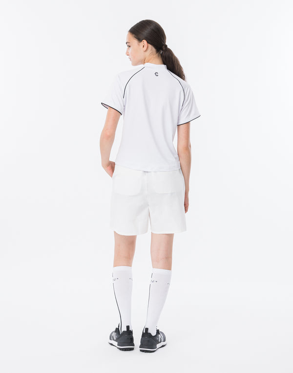 CRONOS BLACK WOMAN WATER-REPEL shorts [WHITE]