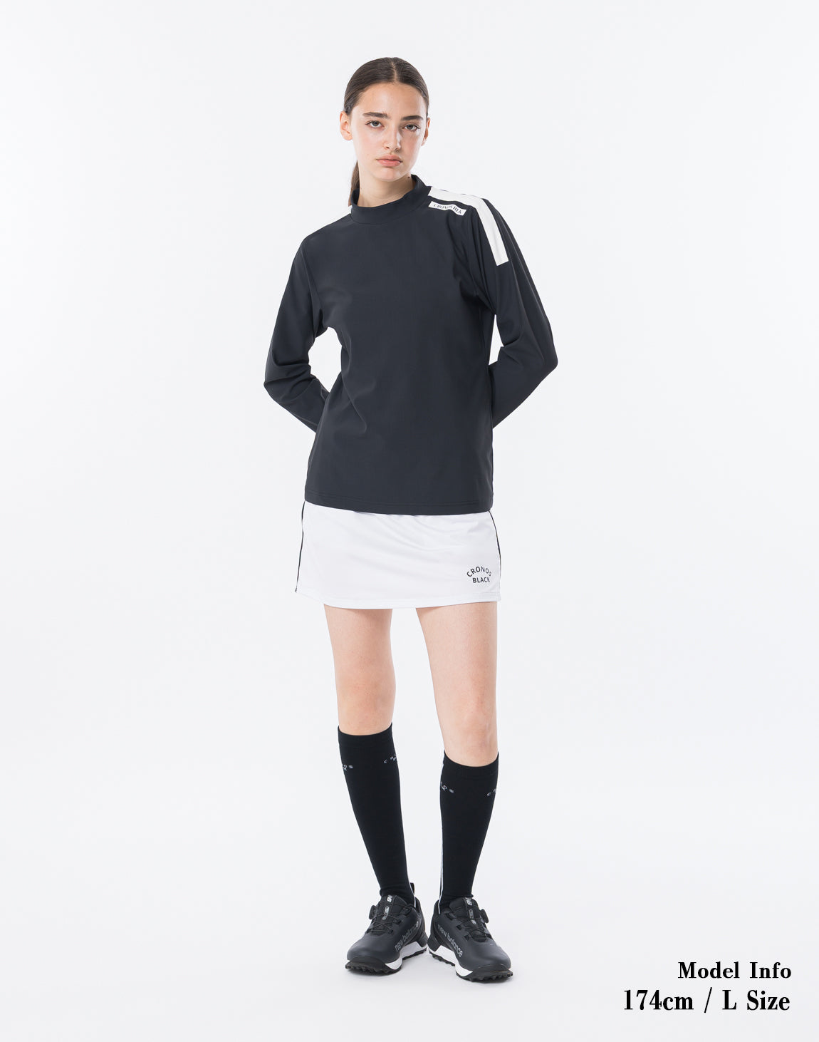 CRONOS BLACK WOMAN TECH PUNCHING Long Sleeve【BLACK】