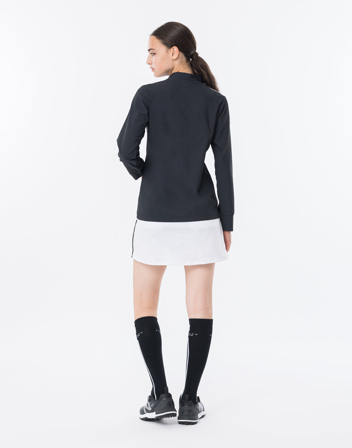 CRONOS BLACK WOMAN SMART LINE Skirt【WHITE】