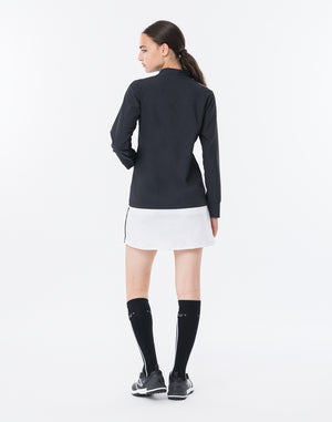 CRONOS BLACK WOMAN Classic High Socks [BLACK]