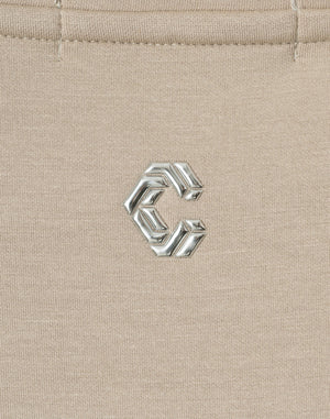 CRONOS WOMEN BoxFit Sweatshirt【BEIGE】