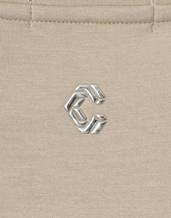CRONOS WOMEN BoxFit Sweatshirt【BEIGE】
