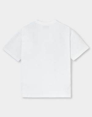 CRONOS WOMEN Relaxed T-SHIRT【WHITE】