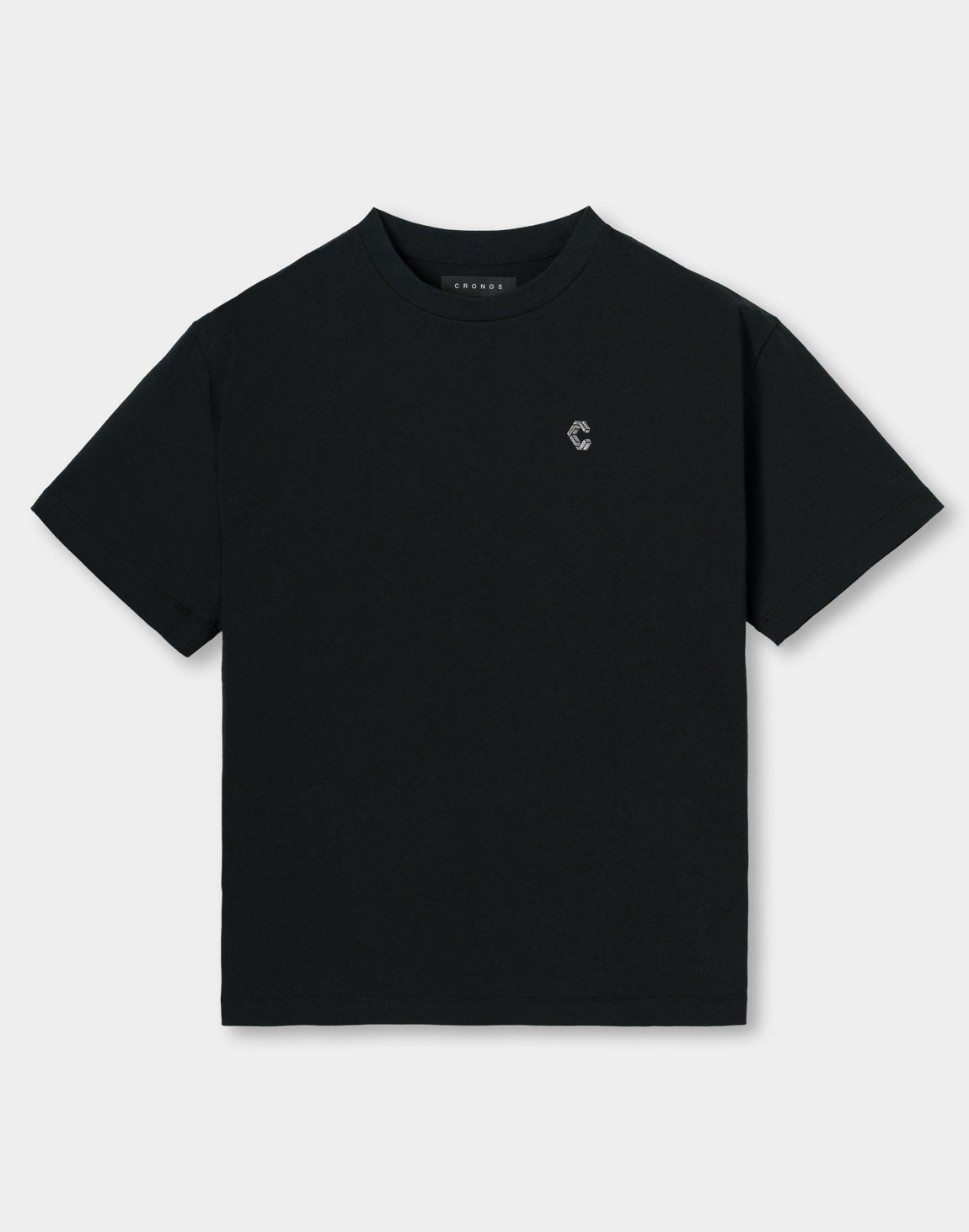 CRONOS WOMEN Relaxed T-SHIRT【BLACK】