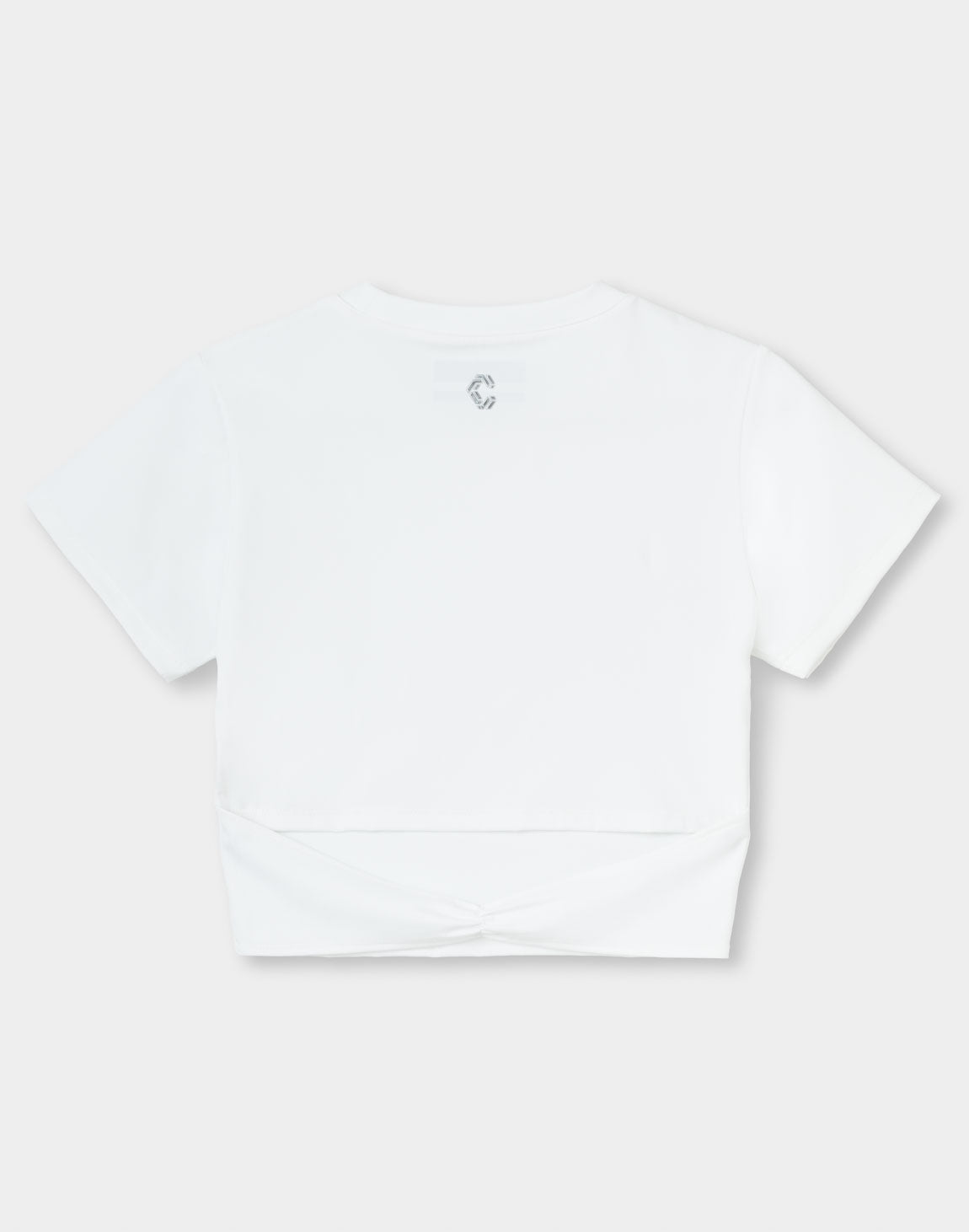 CRONOS WOMEN Motion Crop T-SHIRT 【WHITE】