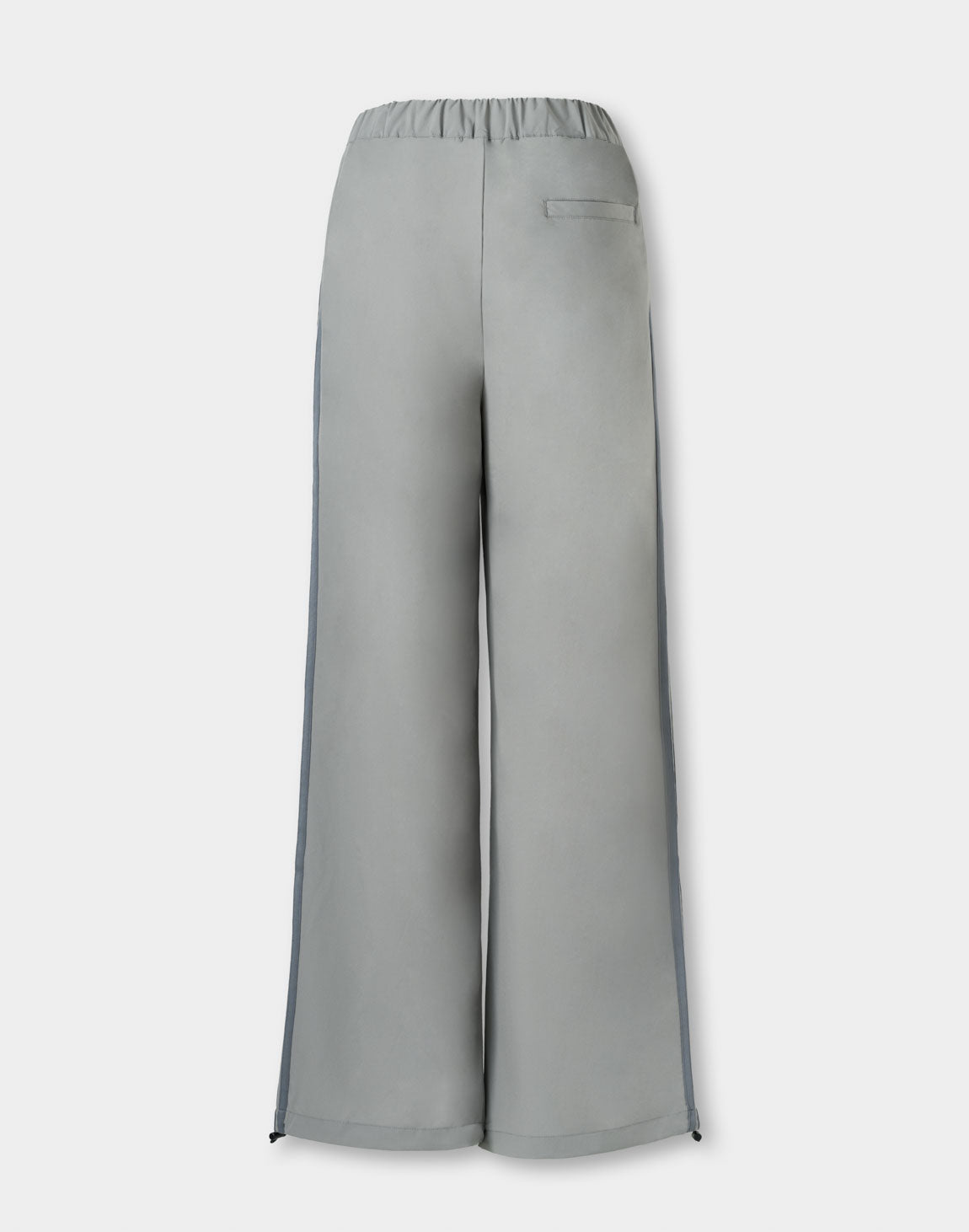 CRONOS WOMEN FlowTuck Wide Pants【GRAY】