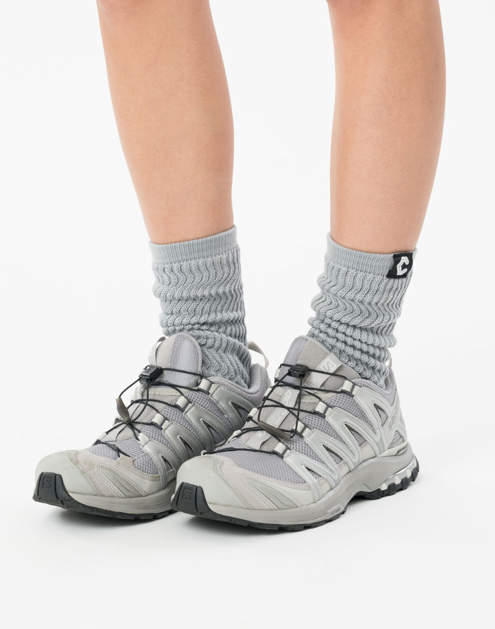CRONOS WOMEN LooseFit Socks【GRAY】