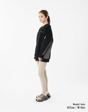 CRONOS 女款 BoxFit 運動衫 [黑色]