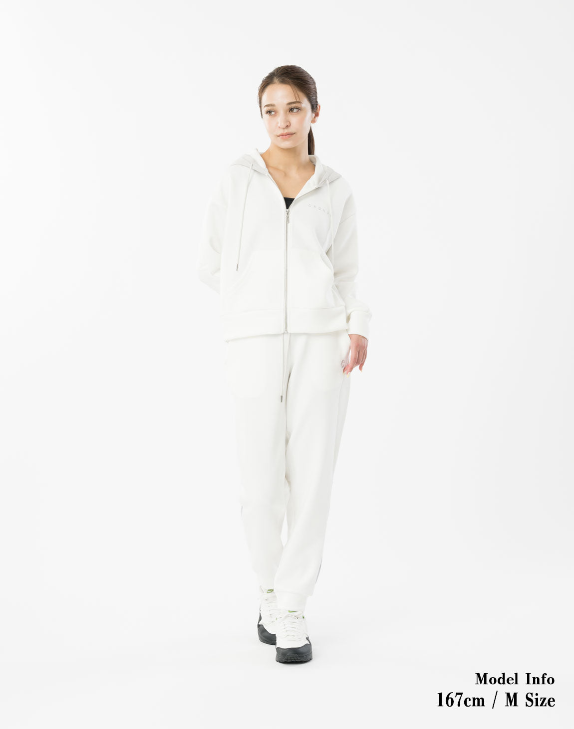 【新品未使用品】CRONOS WOMEN COMFORT ZIP HOODIE CRONOS WOMEN Summer Mesh Knit Zip Hoodie【BLACK】