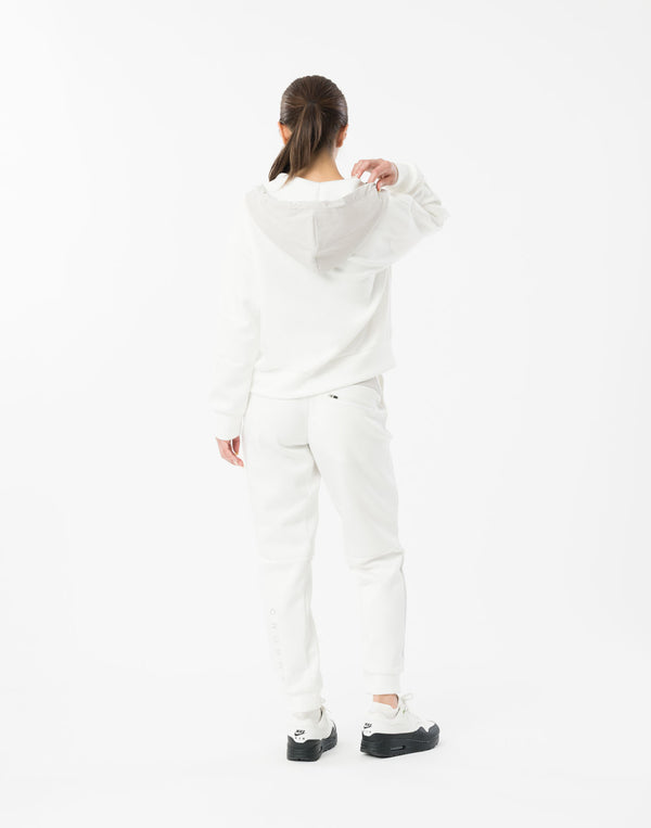 CRONOS WOMEN BoxFit  Hoodie【WHITE】