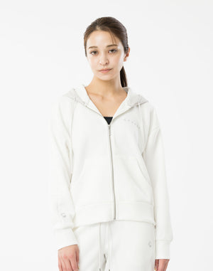 CRONOS WOMEN BoxFit  Hoodie【WHITE】