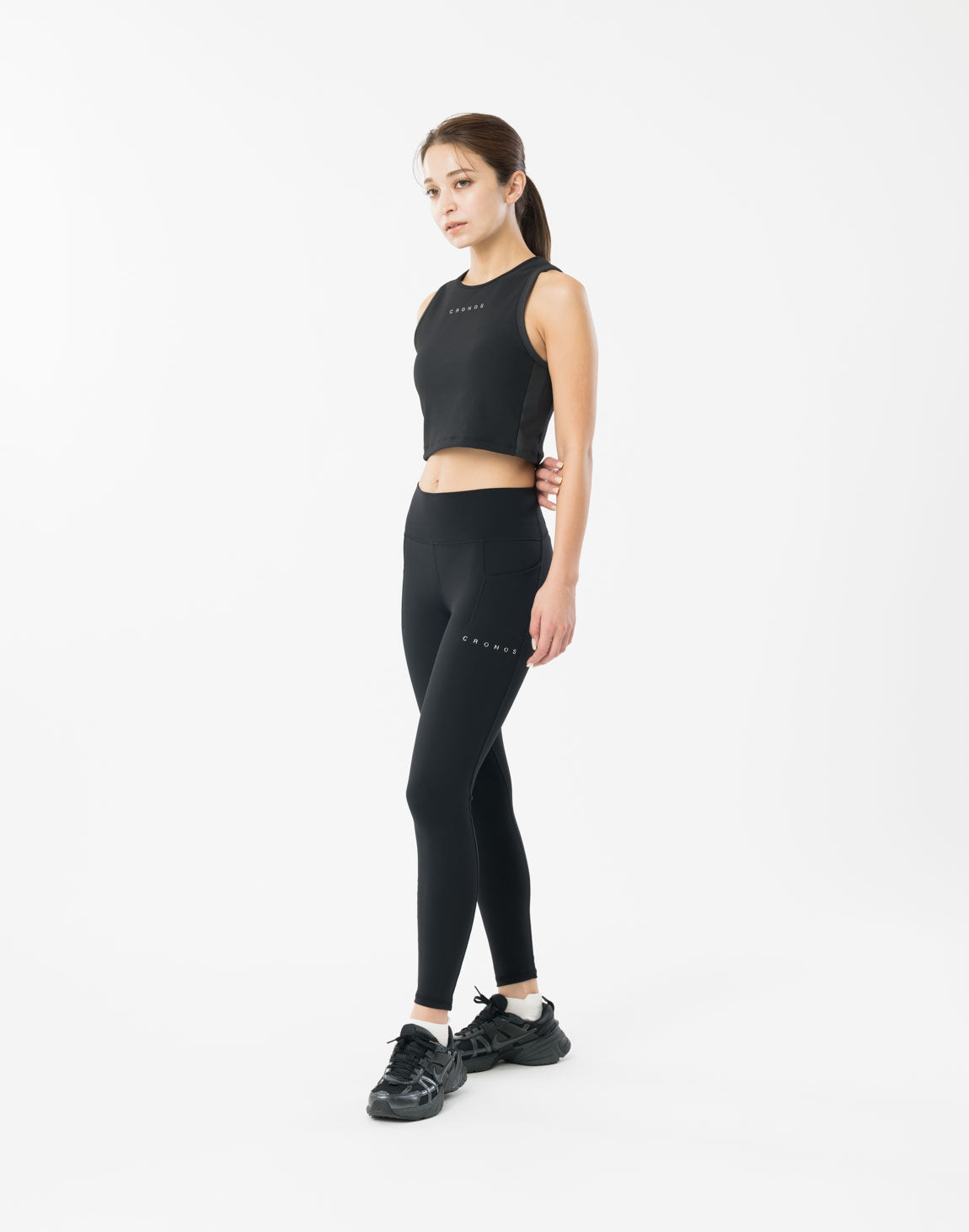 CRONOS WOMEN FlexTank Top【BLACK】