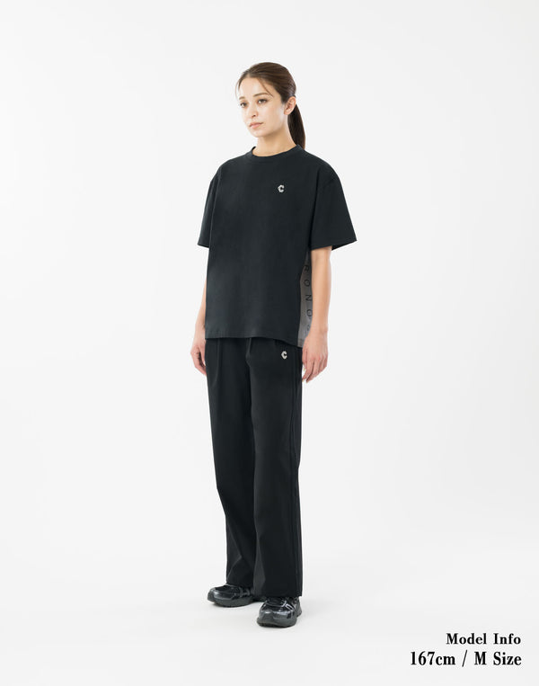 CRONOS WOMEN Relaxed T-SHIRT【BLACK】