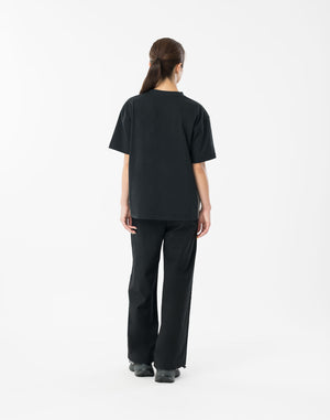 CRONOS WOMEN Relaxed T-SHIRT【BLACK】
