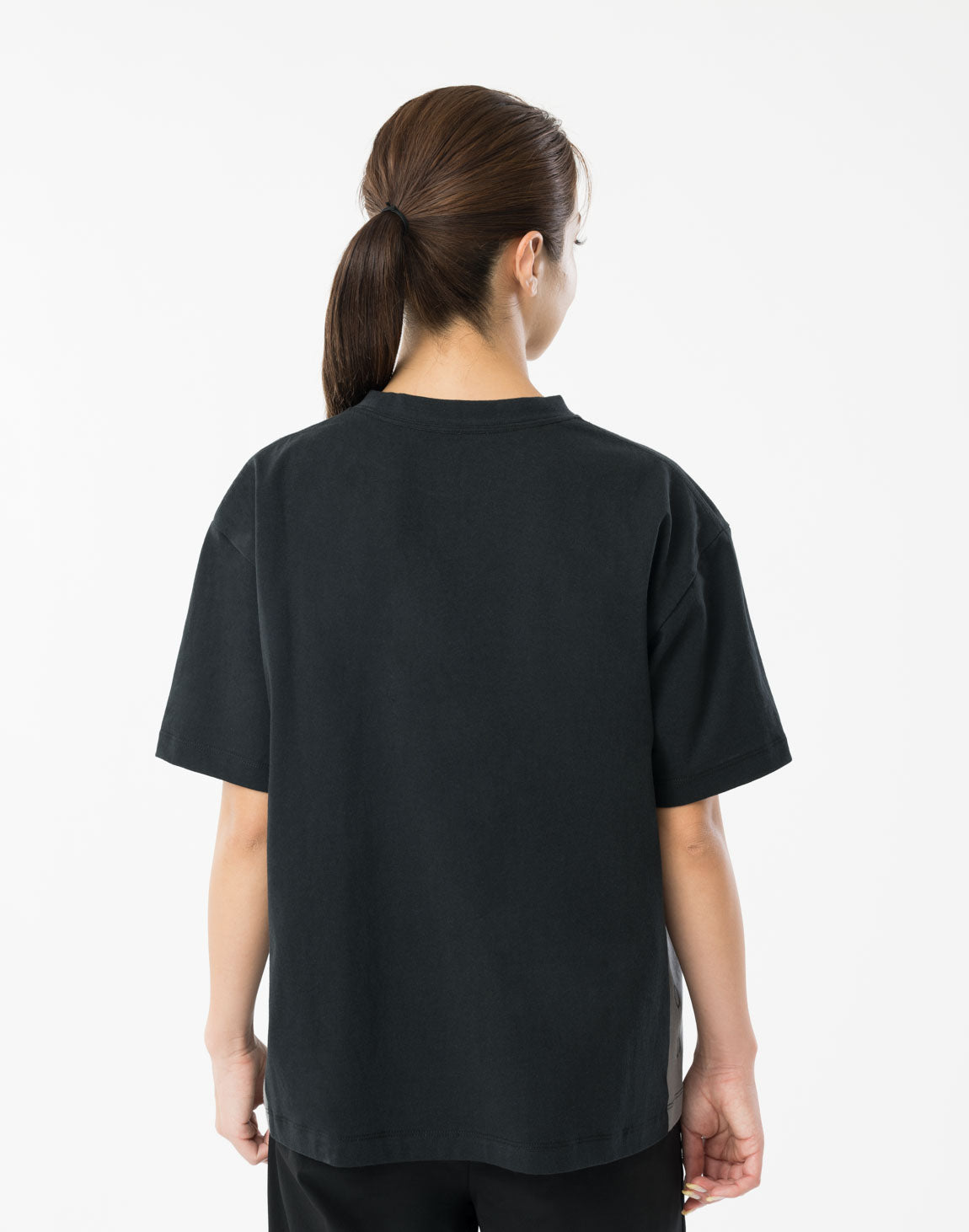 CRONOS WOMEN Relaxed T-SHIRT【BLACK】