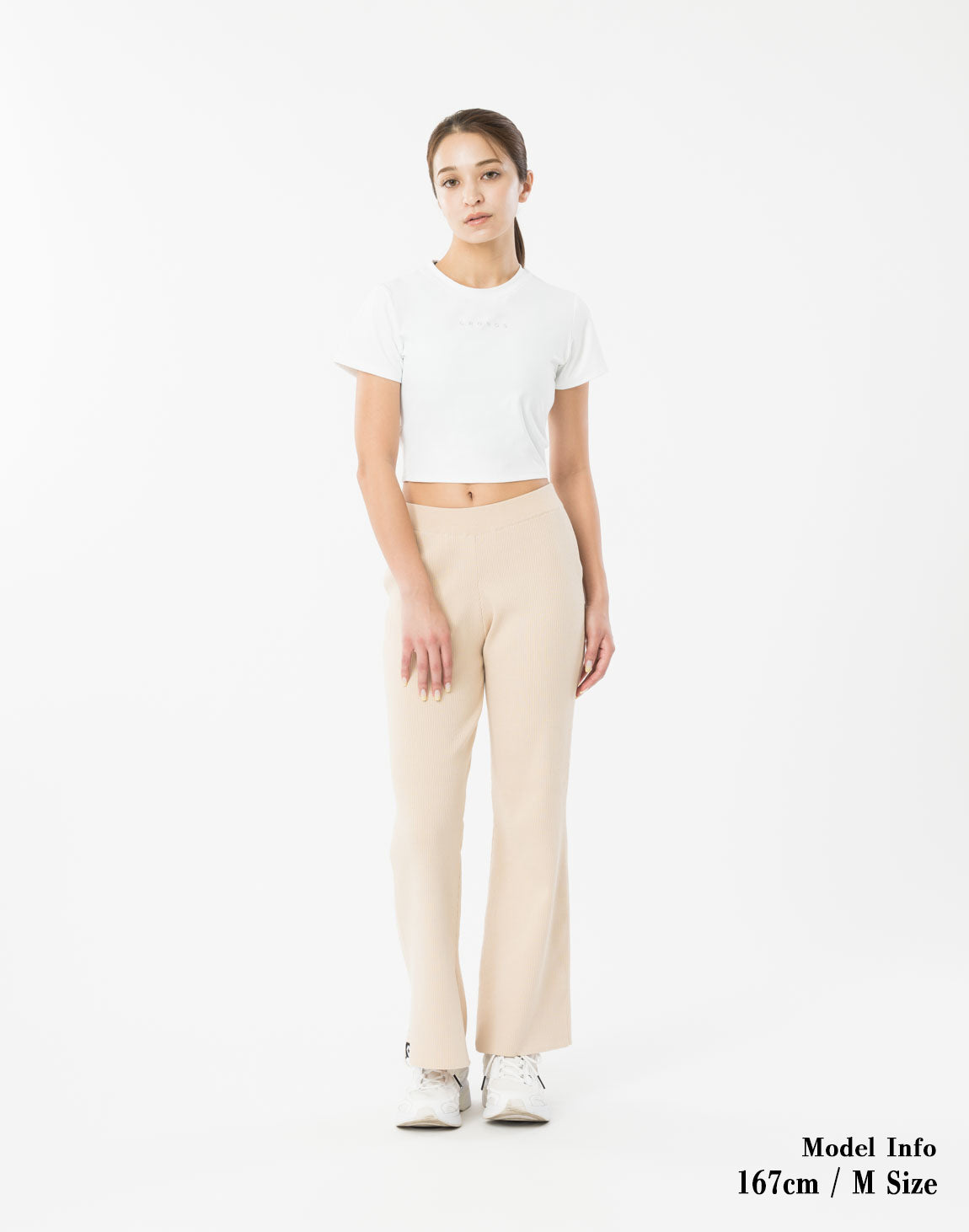 クロノスtシャツ CRONOS WOMEN Motion Crop T-SHIRT 【WHITE】