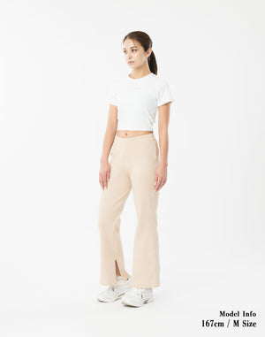 CRONOS WOMEN Motion Crop T-SHIRT 【WHITE】
