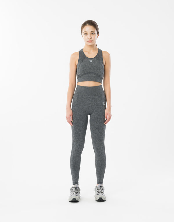 CRONOS WOMEN STRETCH BRA【GRAY】