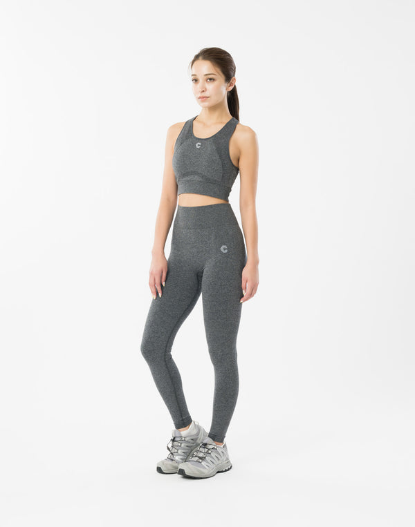 CRONOS WOMEN STRETCH BRA【GRAY】
