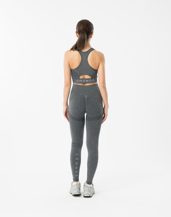 CRONOS WOMEN STRETCH BRA【GRAY】