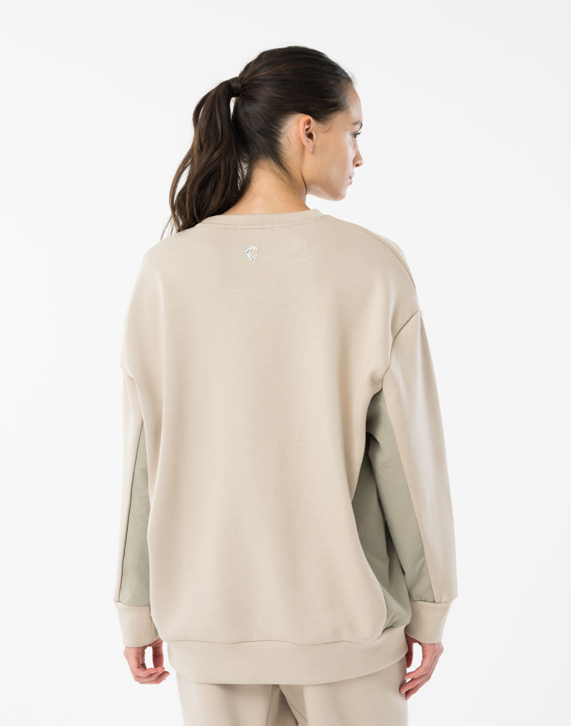 CRONOS WOMEN BoxFit Sweatshirt【BEIGE】