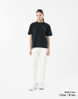 CRONOS WOMEN Relaxed T-SHIRT [BLACK]