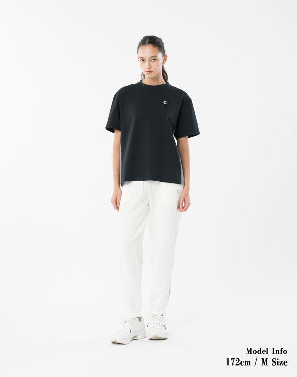 CRONOS WOMEN Relaxed T-SHIRT [BLACK]