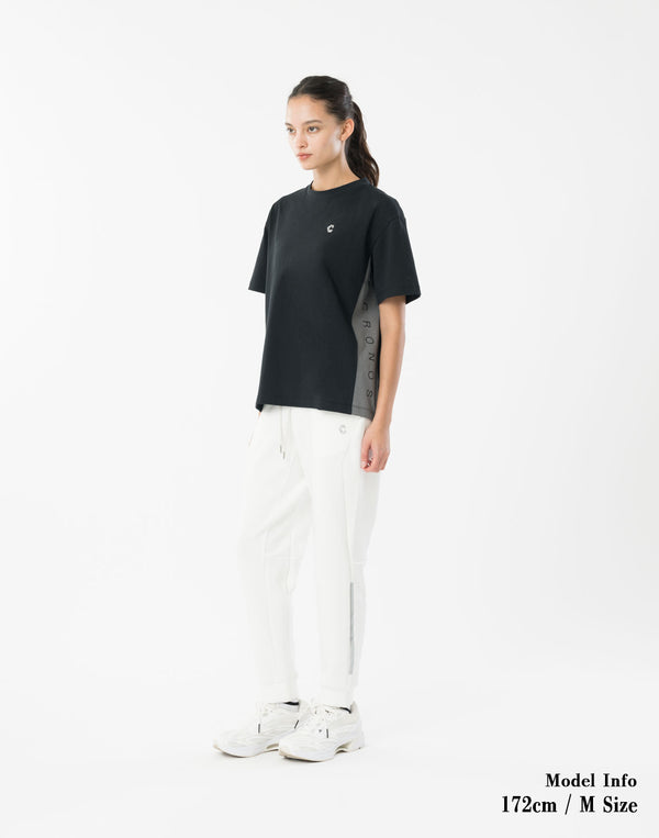 CRONOS WOMEN Relaxed T-SHIRT [BLACK]
