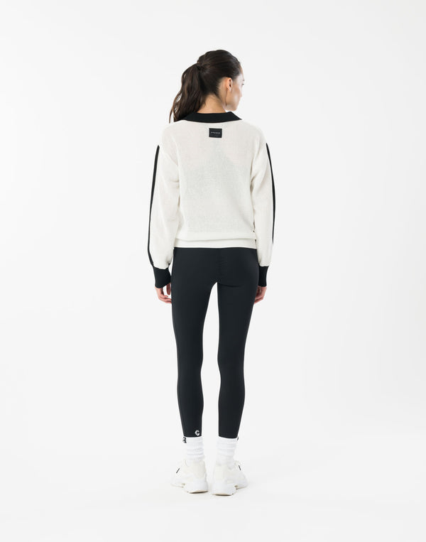 CRONOS WOMEN Mesh Uniform V-Top【WHITE】