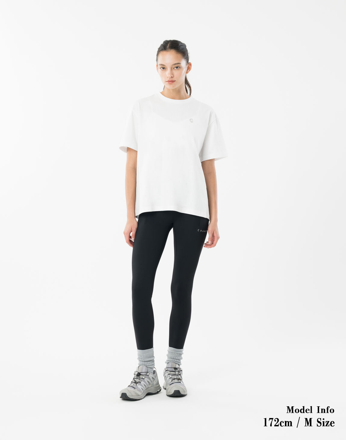 CRONOS WOMEN Relaxed T-SHIRT【WHITE】