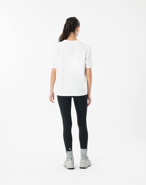 CRONOS WOMEN Relaxed T-SHIRT【WHITE】