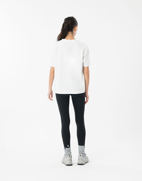 CRONOS WOMEN Relaxed T-SHIRT【WHITE】