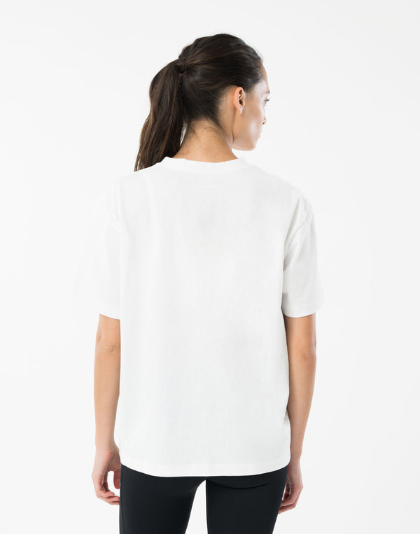 CRONOS WOMEN Relaxed T-SHIRT【WHITE】