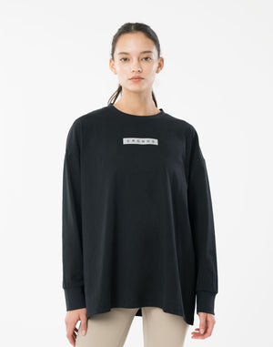 CRONOS WOMEN Reflect LONGSLEEVE【BLACK】