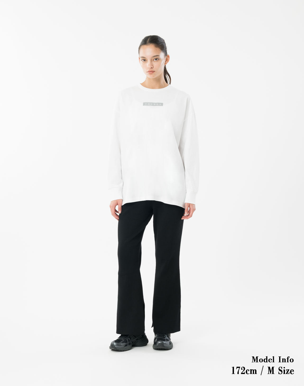 CRONOS WOMEN Reflect LONGSLEEVE【WHITE】